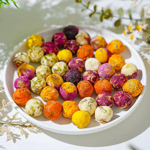 organic Blooming <b>Tea</b> 18pcs Jasmine Chrysanthemum Fruit <b>Tea</b> Gift Box Hand Carry Bag Set Yunnan <b>Tea</b> - Product Image 2