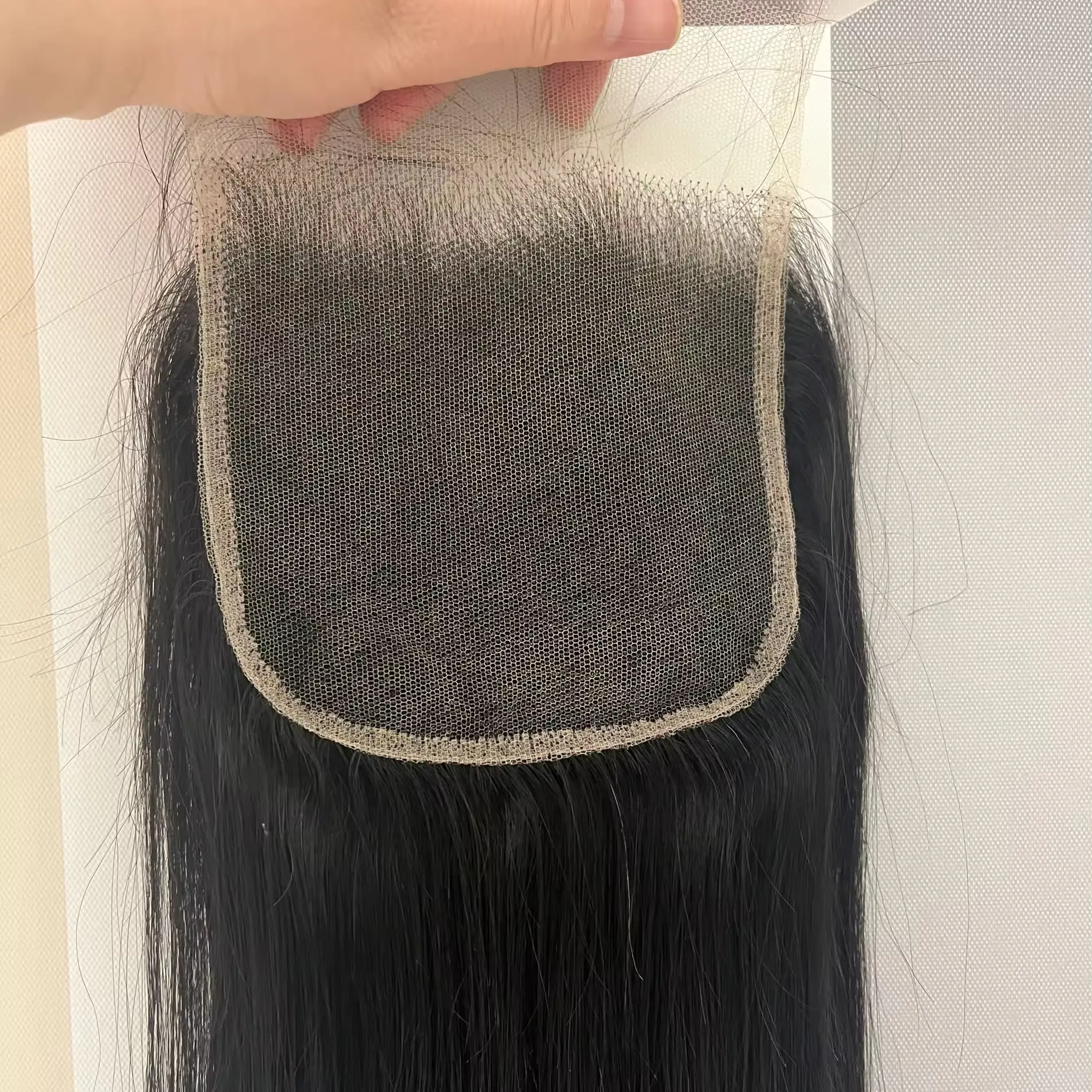 Fecho de cabelo brasileiro HD Swiss 5x5 barato fechos longos de cabelo com fecho de renda suíça fechos frontais de renda transparente