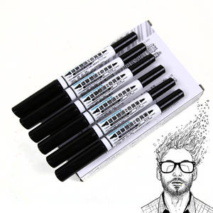 <span class=keywords><strong>Lion</strong></span> 685 Gouline Stylo Double Marque À L'huile Noir En Plastique Art <span class=keywords><strong>Dessin</strong></span> Écriture Moyen En Gros Marqueur Unique pour Papier Encre Permanente - Product Image 4