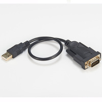Cable adaptador convertidor de serie macho, USB a DB9 RS232