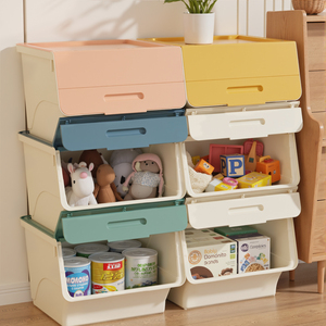 Kotak Penyimpanan Plastik PP Multi-Fungsi untuk Sepatu, Pakaian & Mainan Desain Modern Laci Kabinet, Rak Dapur - Product Image 2
