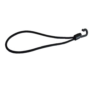 Ensemble de cordes élastiques rondes de 4 mm avec crochet en acier pour usage extérieur, bonne élasticité, crochet à extrémité unique de 26 cm - Product Image 4