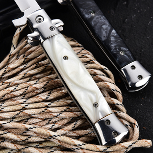 Nhà Máy Trực Tiếp Gấp Dao 3Cr13 Lưỡi Thép Không Gỉ Gỗ Xử Lý Chiến Thuật Survival Pocket Dao - Product Image 4