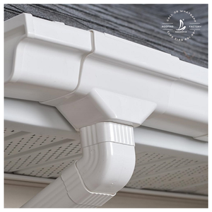 Mái nhà nước mưa uPVC PVC nhựa vuông mưa nước cống thoát nước kênh máng xối - Product Image 2