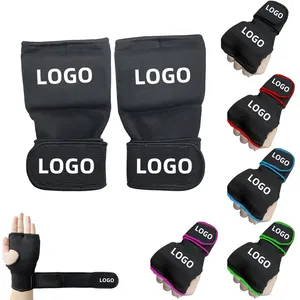 Пользовательские быстрые повязки на руки с гелевой подушкой внутренние боксерские внутренние перчатки повязки защитные боксерские тренировочные боксерские товары для MMA
