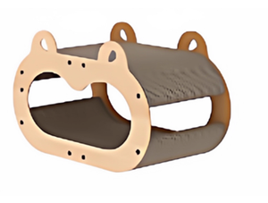 Tempat tidur kucing & penggaruk, tempat tidur kucing lapisan ganda dipertebal tidak rontok Modern tugas berat - Product Image 5