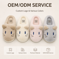 Chaussons en peluche personnalisés pour hôtel de luxe, antidérapants, semelle en PVC, doux et chauds, pour la détente des clients