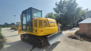 Komatsu PC70 ใช้รถขุด 7 ตัน mni ถังตีนตะขาบรถขุดการเกษตร PC 70-6 70-8 PC78 pc6 สําหรับขาย - Product Image 6