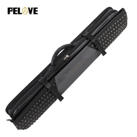 Étui de queue de billard professionnel PELOVE en cuir PU avec rivets, design personnalisé, logo de marque, pour débutants et clubs – Vente directe usine