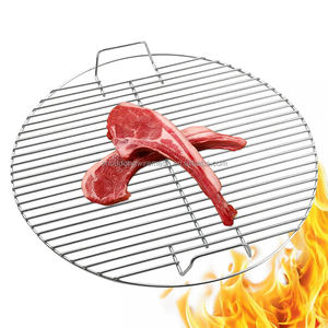 Rejilla de barbacoa de acero inoxidable 304 de grado alimenticio personalizada CE, rejilla de metal galvanizado para barbacoa, bandeja redonda de rejilla para parrilla - Product Image 4