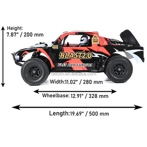VRX Racing RH1045SC <span class=keywords><strong>1</strong></span>/10 4WD RC todoterreno camión de <span class=keywords><strong>curso</strong></span> corto 2,4G coche de carreras eléctrico sin escobillas de alta velocidad - Product Image 5