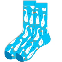 Chaussettes amusantes et joyeuses imprimées avec des fruits et des animaux mignons, logo personnalisé
