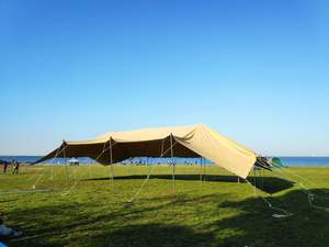 <span class=keywords><strong>Unistrengh</strong></span> 4 saisons 150 personnes tente extensible imperméable Pop-up cadre en acier ignifuge auvent de camping en plein air pour la plage/événements/fête - Product Image 4