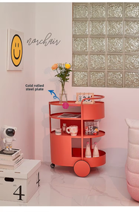 <span class=keywords><strong>Tavolino</strong></span> Laterale Moderno e Semplice Yicheng Beauty con Vano Portaoggetti, Struttura in Ferro, Carrello Piccolo, <span class=keywords><strong>Tavolino</strong></span> da Caffè per Arredamento Soggiorno - Product Image 4