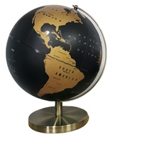 Globe terrestre en PVC pour enfants avec support pour gratter et révéler les cartes du monde, 20 cm, jouet éducatif décoratif