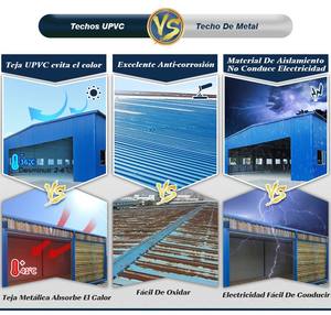 Tuile synthétique blanche toiture tuile en résine synthétique techos <span class=keywords><strong>pvc</strong></span> toit ondulé prix philippines - Product Image 3