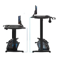 Table de jeu pour PC esports personnalisée électrique réglable en hauteur assis et debout Led de levage bon marché bureau de jeu d'ordinateur rvb pour bureau à domicile