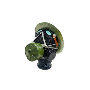 Cool Skeleton Style Car Gear Shift Knobs <span class=keywords><strong>Universal</strong></span> <span class=keywords><strong>Soldier</strong></span> Skull Head Shifter Palanca 4 adaptadores Kits interiores La mayoría de los coches manuales - Product Image 2