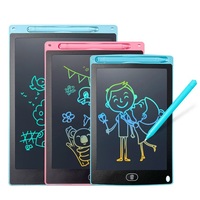 AiJH Tablette d'écriture Lcd 8.5 pouces Jouet écran couleur Tableau électronique effaçable Jouets de dessin numérique pour enfants