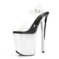 Sandales à talons hauts 20cm style européen et américain adaptées pour mannequin automobile défilé danse de pole striptease disc