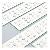 Les autocollants durables d'étiquette de Braille d'étiquette de Braille de haute qualité pourraient matériel en métal de PVC CPP