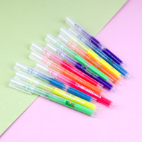 Surligneurs fluorescents vibrants aux couleurs néon qui font sensation, parfaits pour les études et la mise en évidence des documents importants