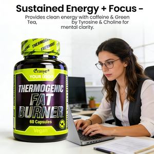 Капсулы для повышения метаболизма и сжигания жира 2-в-1 (OEM/ODM): предтренировочный комплекс и термогенный жиросжигатель для мужчин и женщин, подавитель аппетита и средство для снижения веса - Product Image 5