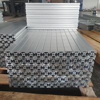 Fabricant chinois de profilés en aluminium extrudé sur mesure, profil en T, anodisation, découpe, soudage, série 6000, norme européenne
