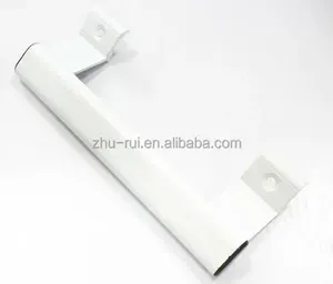 أنابيب دائرية من الألومنيوم شكل النوافذ والبوابات من الألومنيوم ZR شقة عصرية أنبوب بني ملحقات مقابض أبواب ونوافذ 1000 قطعة مطلية بالأكسسوارات - Product Image 3