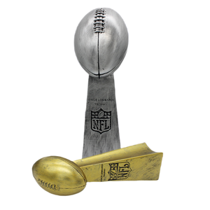Trofeo y Medallas de la Copa de Fútbol de 23 cm, 34 cm y 56 cm, Trofeo del <span class=keywords><strong>Super</strong></span> <span class=keywords><strong>Bowl</strong></span> de la <span class=keywords><strong>NFL</strong></span> de <span class=keywords><strong>Super</strong></span> Belandor - Product Image 1
