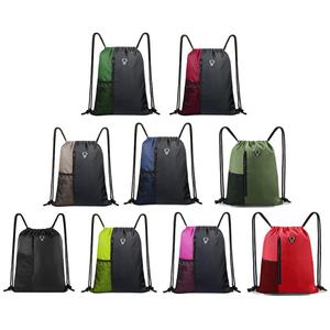 Sac à dos à cordon personnalisé avec logo, fermeture éclair, matière polyester de haute qualité - Product Image 6