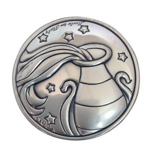 Ciondolo e Charm Zodiacale Acquario BLAZON 30mm di Alta Qualità - Product Image 1