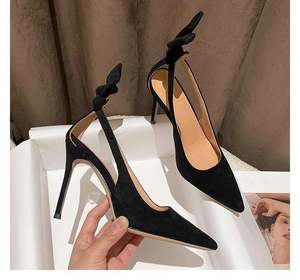 Chaussures de mariage sexy pour femmes à talon aiguille, bout pointu et fermé, confortables et idéales pour l'été - Product Image 2