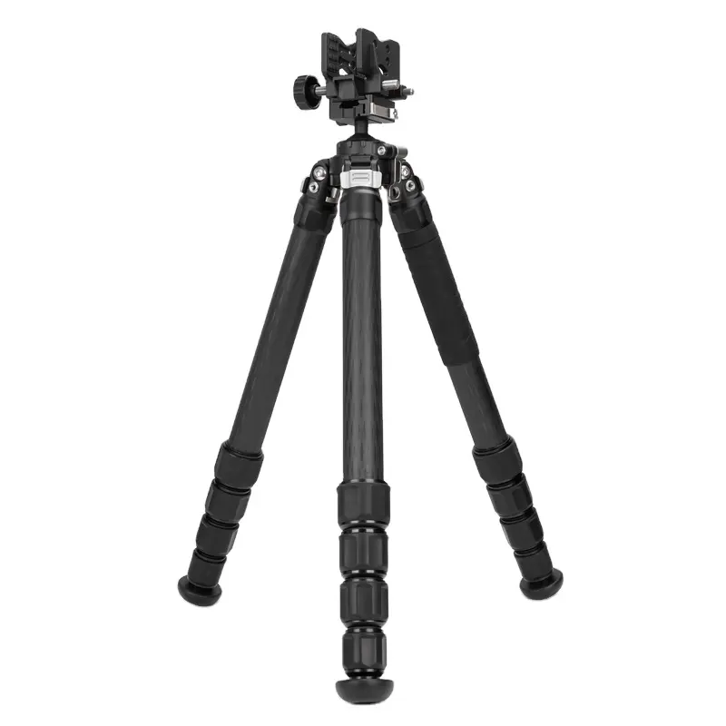 Tripod profesional tugas berat, Tripod berburu serat karbon dapat disesuaikan