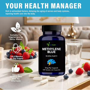 Suplemento Antioxidante de Alta Pureza en <span class=keywords><strong>C</strong></span>ápsulas de Azul de Metileno 2025, Absorción Mejorada con <span class=keywords><strong>Vitamina</strong></span> <span class=keywords><strong>C</strong></span> <span class=keywords><strong>Ester</strong></span>, Suplemento para el Cerebro - Product Image 4
