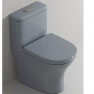 Inodoro Sifónico C012 Silencioso con Tubería Grande, Ahorro de Agua, Antiolores, Descarga con Dos Botones, Distancia entre Orificios de 300 mm - Product Image 3