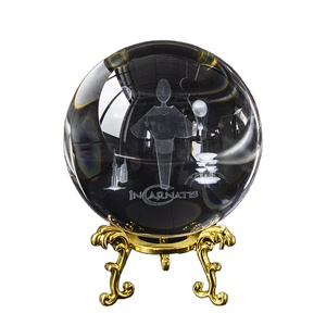 2024 plus chaud promotionnel en gros 3D pokeball K9 cristal Led Base personnalisé <span class=keywords><strong>photo</strong></span> cristal pour enfants cadeau d'anniversaire - Product Image 1