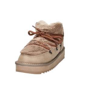 Women's Low Ankle <b>Boots</b> DFSH370011 Brown Faux <b>Fur</b> <b>Lined</b> Winter Bootie - Product Image 2
