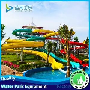 Công viên nước Thiết bị hồ bơi Slide sợi thủy tinh trượt nước - Product Image 2