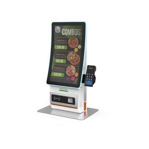 Self Order Kiosk 1920*1080 Self-Service <b>Printer</b> <b>Scanner</b> POS Camera Voice Module NFC Card Reader 4G WiFi QR Payment Kiosks - Product Image 2