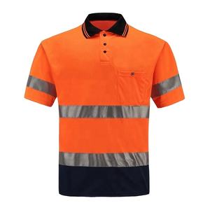 Personalizable trabajo hombres reflectante manga corta Hi Vis seguridad camisetas - Product Image 1