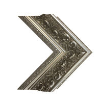 Cadre en bois sculpté de luxe, grand format, modèle 5191YK, style baroque or et argent, pour peinture à l'huile, miroir ou décoration.