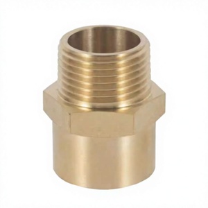 Raccord de tuyauterie à basse pression en laiton forgé OEM, coude réducteur à filetage femelle |   Fabricant de connecteurs en laiton poli en Inde - Product Image 2