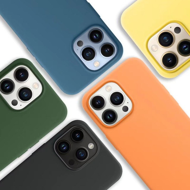 Luxury Shockproof Phone Protector Soft Liquid Real Silicone Mobile Phone Case for iPhone 11 12 13 14 15 16 Plus Pro Max