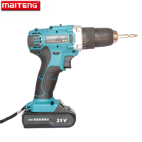 MAITENG outil électrique MT7721 21V à Deux Vitesses électrique Li-ion + perceuse sans fil Perceuse à main
