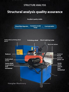 円筒研磨機スチールパイプヘッド研削機マルチステーションステンレススチール丸型パイプ研削研磨 - Product Image 6