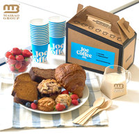 Distributeur de café jetable personnalisé avec poignée et sac à eau intégré, 1L, 2L, 3L, avec logo coloré, pour café en boîte avec gobelet