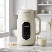 Machine à lait de soja multifonction 1500 ml, mixeur automatique pour boissons chaudes, machine à lait de soja domestique pour la cuisine