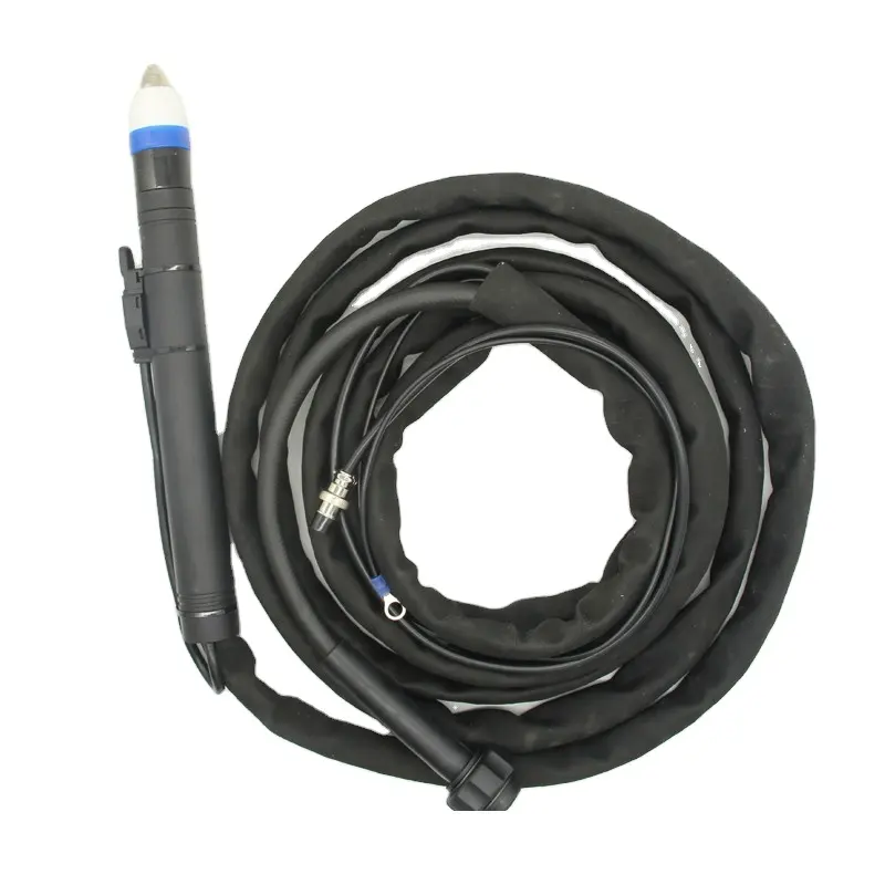 P80 plasma cutting torch straight head with 8m cable for China plasma source LGK-100