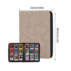 Housse de protection anti-poussière de style denim avec fermeture éclair, pour ranger en toute sécurité les cartes épaisses et les cartes gradées, porte-cartes avec 9 poches intérieures - Product Image 2